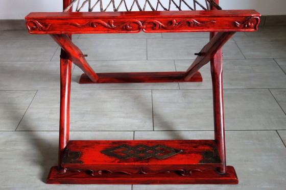 Image 1 of Ancien fauteuil pliant de mandarin, Chine, milieu XXème