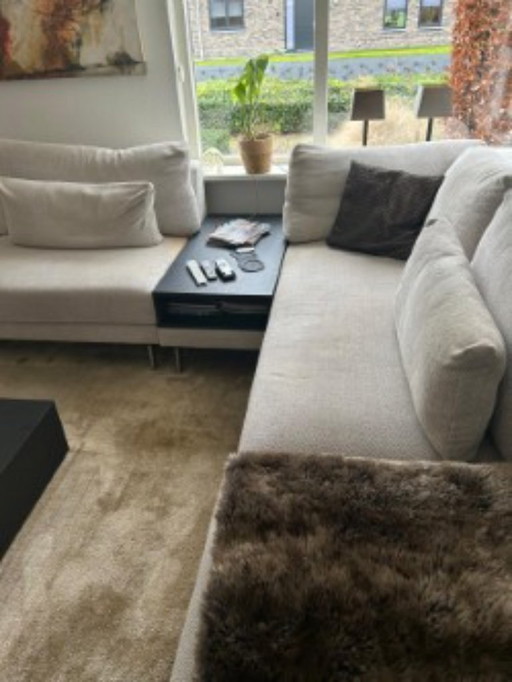 hoekbank Cartel Living Nano-lounge met bijpassende salontafel