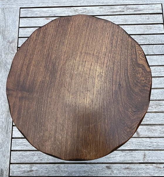 Image 1 of Sgabello brutalista francese a forma di carota d'uva, 1950 ca.