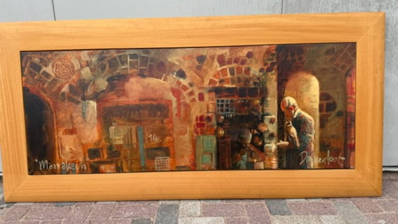 Marrakech Peter Donkersloot – Gemälde & Zeichnungen, Wood, Canvas (photo 5 of 5)