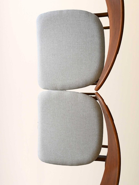 Image 1 of Set of 4 Vintage Scandinavian Teak Chairs from the 1950s