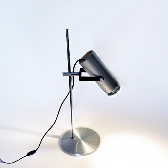 Image 1 of Vintage 1970s Aluminium & Chrome Desk Lamp