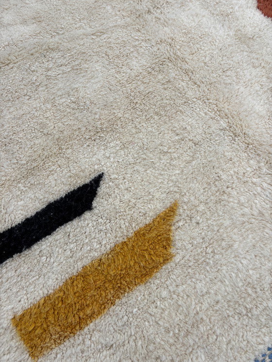 Image 1 of Authentiek Mrirt Marokkaans Berber Wollen Vloerkleed 210x285