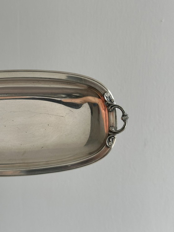 Image 1 of Small antique silver plated tray