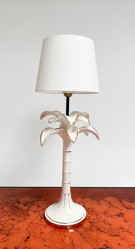 Design palm tree lamp by Tommaso Barbi, 1960's