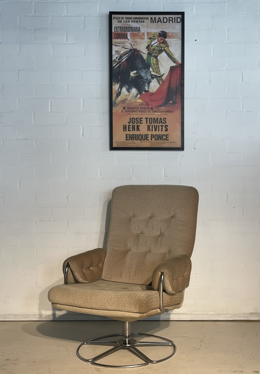 Sillón Gelderland, silla vintage de diseño Jan des Bouvrie