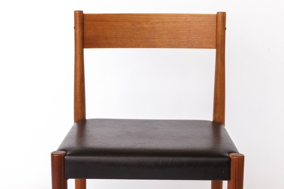 Image 1 of 1 of 10 Poul M. Volther Teak Dining Chair for Frem Røjle, Danish Mid-Century Modern Chair, 1960s Vintage