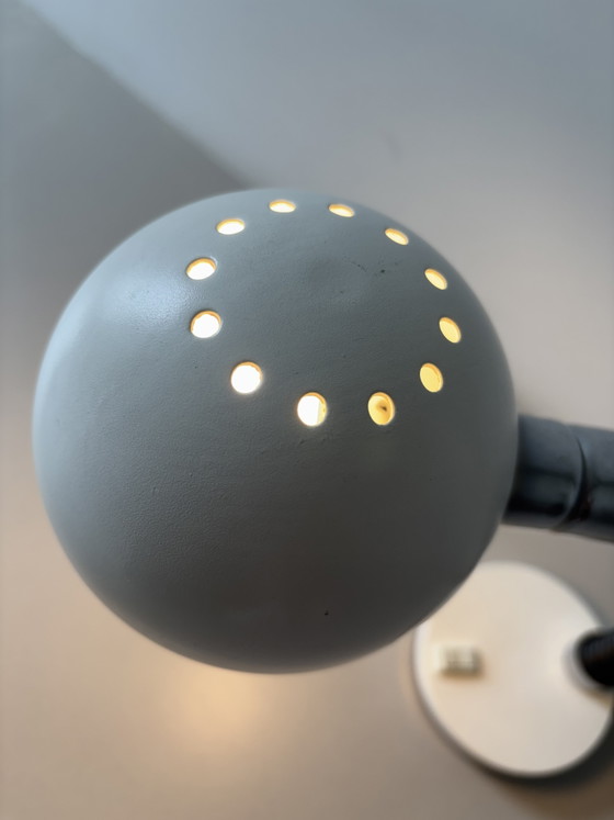 Image 1 of 2 space age “eyeball” table lamps by Goffredo Regina, Italian design
