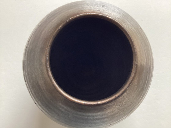 Mobach Large Ceramic Vase with Bronze Glaze (photo 4 of 6)