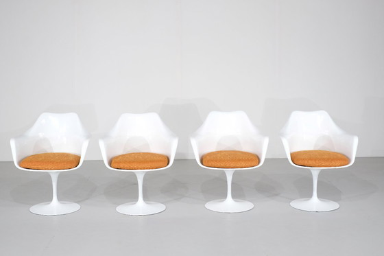 Image 1 of Juego de cuatro sillones Tulip de Eero Saarinen para Knoll International - década de 1960