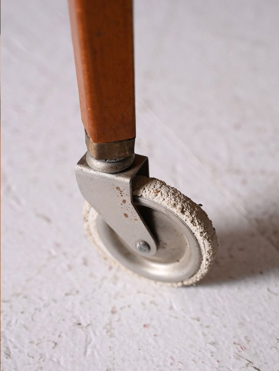 Image 1 of Scandinavian Vintage Mahogany Storage Trolley