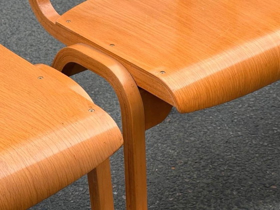 1/34 Lamstak Chaise Empilable Hêtre Angleterre Années 50, Chaises de salle à manger, Bois, Marron (photo 7 sur 10)