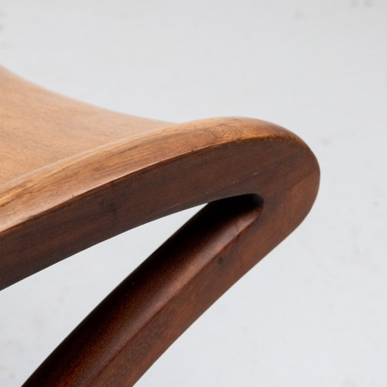 Image 1 of Marc Van Rampelberg Muninga Wood Dining Room Set anni '80