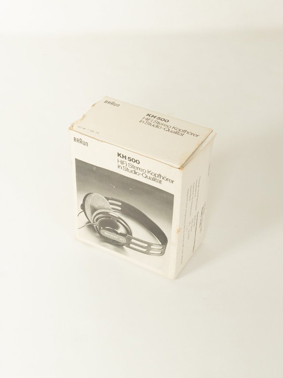 Auriculares KH 500, Dieter Rams, Braun, embalaje original – Objetos decorativos, Plástico (photo 10 of 14)