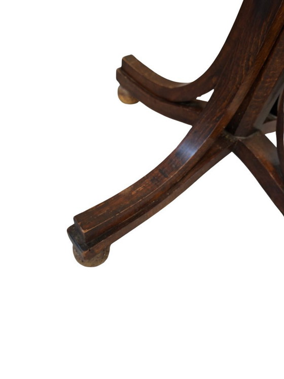 Image 1 of Porte-manteau colonne élégant de style Thonet