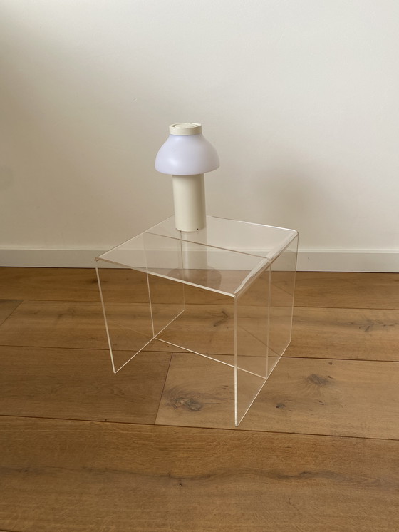 Image 1 of Vintage Plexiglas side table - coffee table