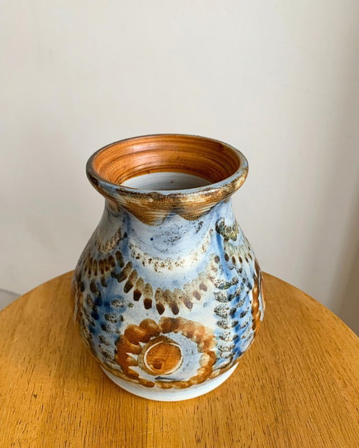 Glazed Stoneware Vase – Jean-Claude Courjault – France, 1980s