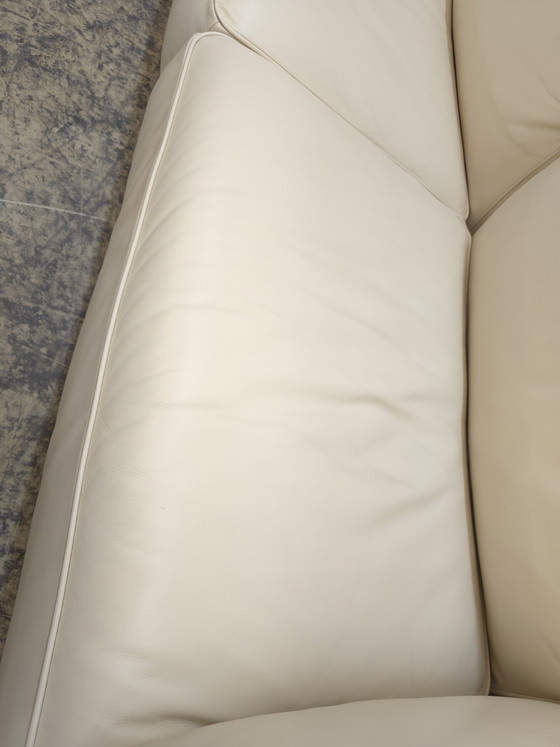 Image 1 of Poltrona Frau Twice driezits designbank, leren bank, sofa