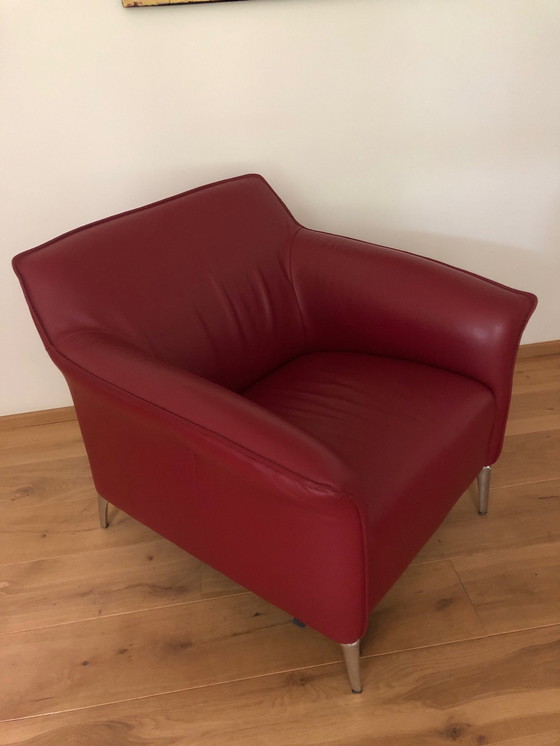 Image 1 of 2X Leolux Mayon Sessel In Burgundy Leder