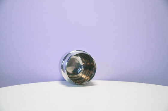 Chrom Vase 'Tactile' Menu, Menu A/S, Vasen, Silber, Modern (Foto 4 von 5)