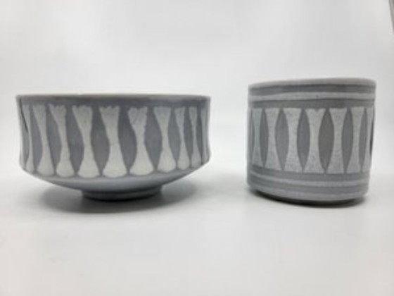 Image 1 of Schale & Mug Roger Capron Frankreich Vallauris French Riviera, 1960