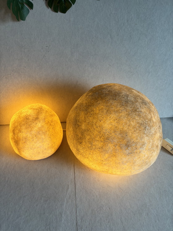 Image 1 of Vintage Falkenberg ‘Moon Rock’ Lamps 1980s