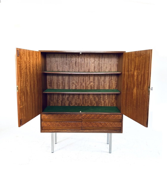 Image 1 of Vintage-Highboard aus Palisanderholz, 1960er Jahre