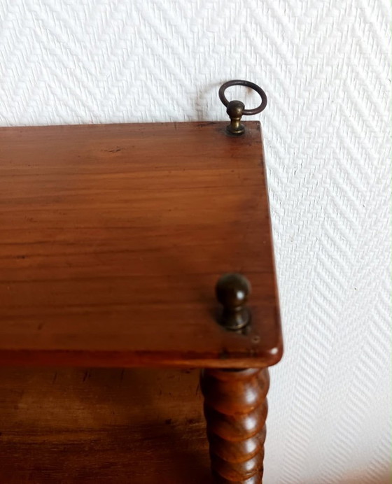 Image 1 of Napoleon III Gedraaide Kolom Wandplank