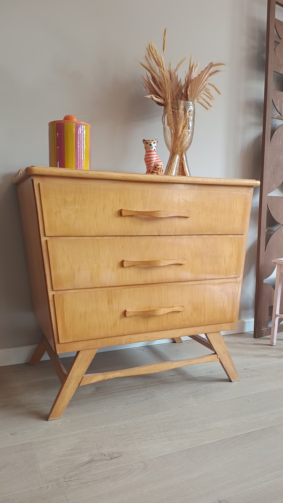 Image 1 of Vintage Kommode mit 3 Schubladen aus den 1950er und 60er Jahren