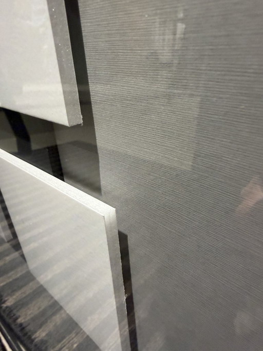 Set mit 2 Collagen Menno Dijkhuis – kunst, Glass, Paper (photo 2 of 5)