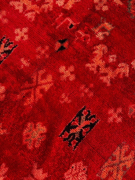 Image 1 of Vintage Marokkaans Boujad-tapijt 180x290 cm – Handgemaakt Berber wollen tapijt