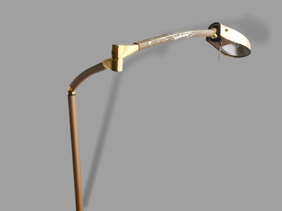 Minimalistische, höhen- und breitenverstellbare Schwenkarm-Stehlampe im modernen Stil der 1970er Jahre (photo 11 of 16)