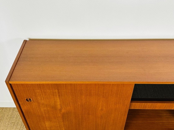 Image 1 of Enfilade haute vintage scandinave en teck, 1960