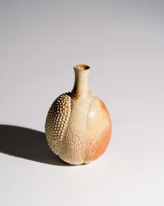 Image 1 of Jean-Claude de Crousaz Arpot Swiss Keramik Sculptural Textured Vase Switzerland