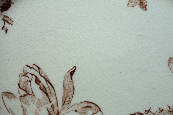 Image 1 of 11 platos Gien, diseño Cactus, circa 1900