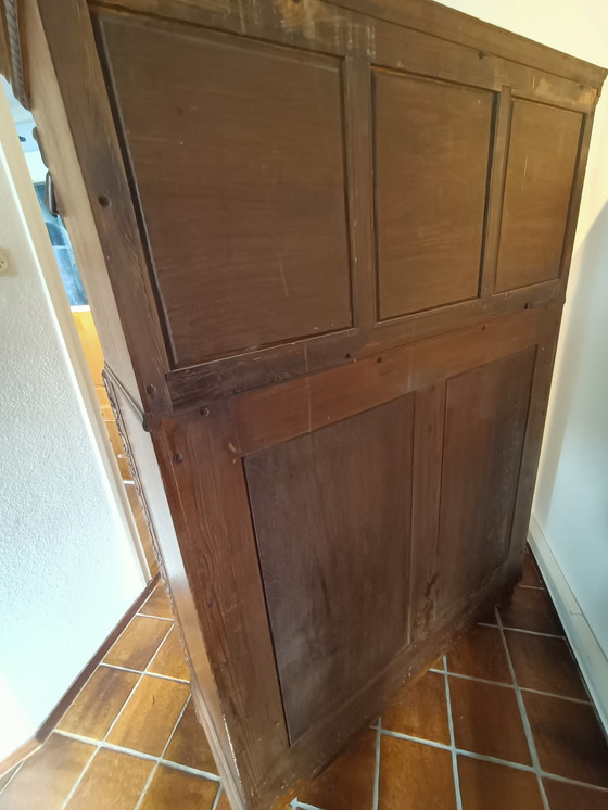 Image 1 of Meuble Art Déco en chêne avec de magnifiques panneaux à motifs