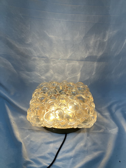 Helena Tynell bubble ceiling lamp amber, Limburg Glashütte