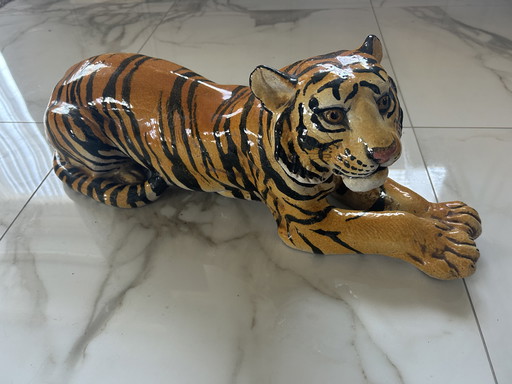 Vintage Italiaans tijgerbeeld – jaren ’70