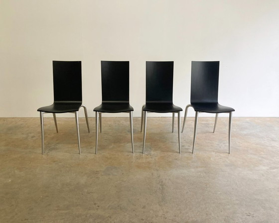 Image 1 of 4x Philippe Starck Driade Olly Tango design stoel