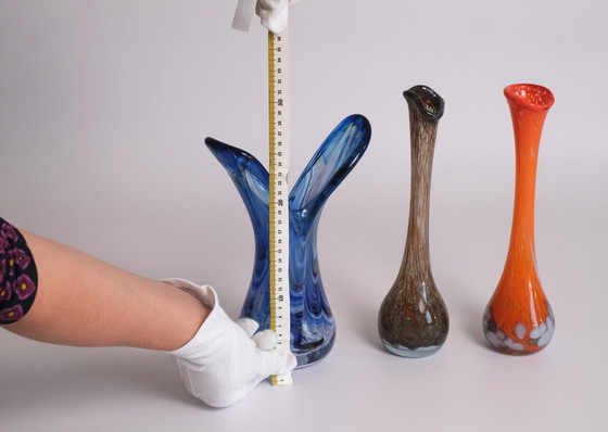 Image 1 of Set Van Drie Gekleurde Muranovaasjes