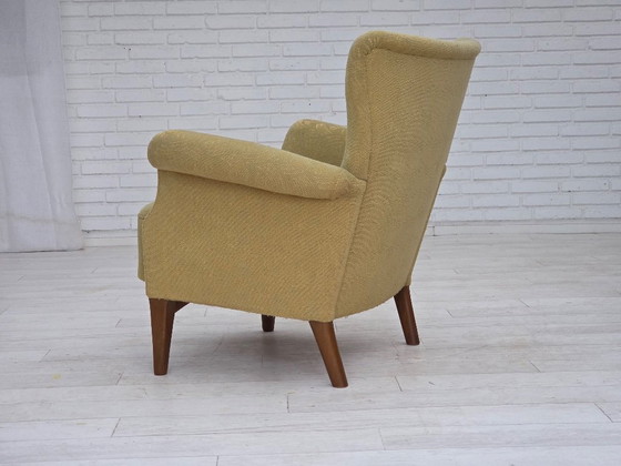 Image 1 of Dänischer Sessel von Fritz Hansen aus den 1960er Jahren, Serie 8000/8020, Originalzustand.