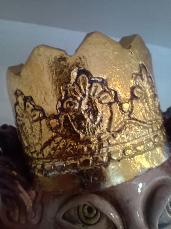 Sculptuur My prins charming – Annaart, Beeldhouwkunst, Keramiek, Goud (photo 7 of 14)