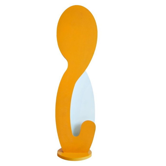 Image 1 of Carolina — Handmade Sculptural Table Lamp in Matte Yellow | Minimalist Italian Light Piece