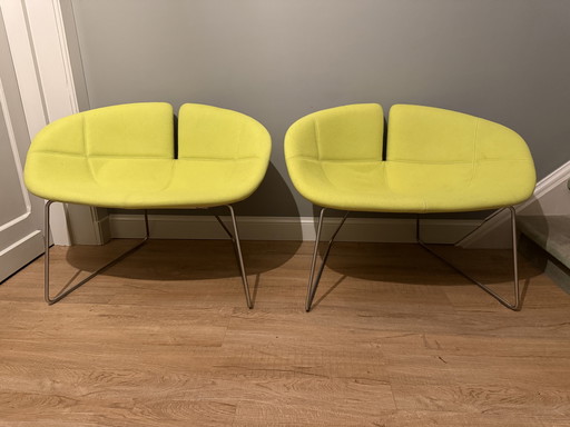 Set di 2 poltrone lounge Fjord Moroso - design di Patricia Urquiola