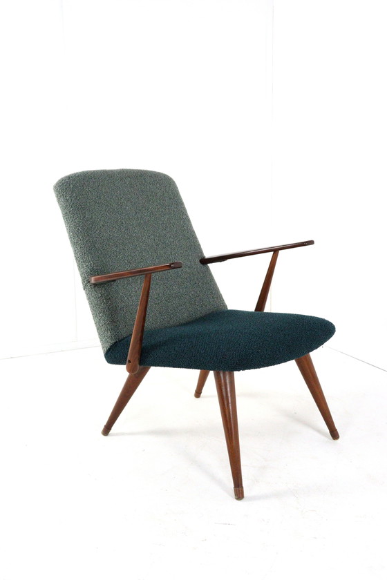 Image 1 of Akerblom Schwedisch Zweifarbiger Sessel Stuhl Vintage