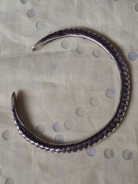 Image 1 of Massief zilveren armband, 20 cm (geschikt voor polsen van 18,5 tot 22 cm)