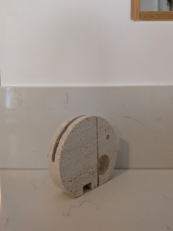 Image 1 of Elefante in travertino, Fratelli Mannelli, Italia, anni '70