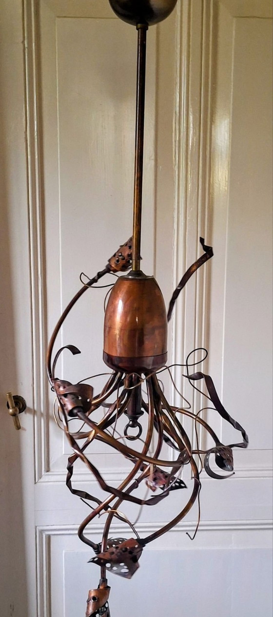 Pieter Spruyt Lampe, Pendelleuchten, Metall, Messing, Braun (Foto 6 von 12)