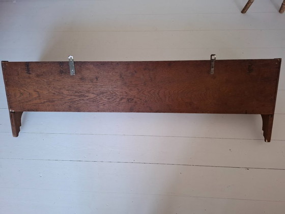 Image 1 of Vintage oak coat rack