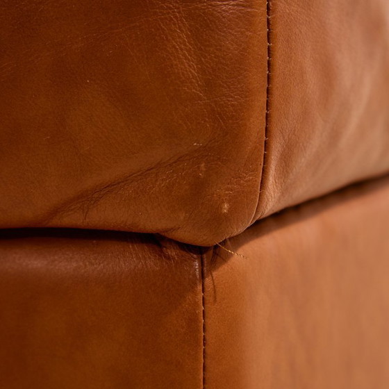 Image 1 of MK11156 Ottoman with leather upholstery